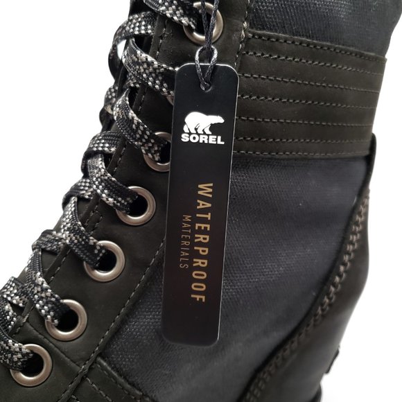 Sorel Lexie Wedge Boots in Black Size 6.5 8 9.5 - Picture 8 of 9